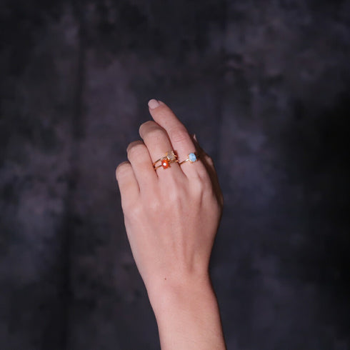 リング 指輪 天然石 オーバル ANTICO ASR008