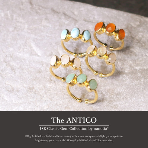リング 指輪 天然石 オーバル ANTICO ASR014