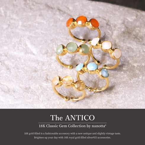 リング 指輪 天然石 ラウンド ANTICO ASR015
