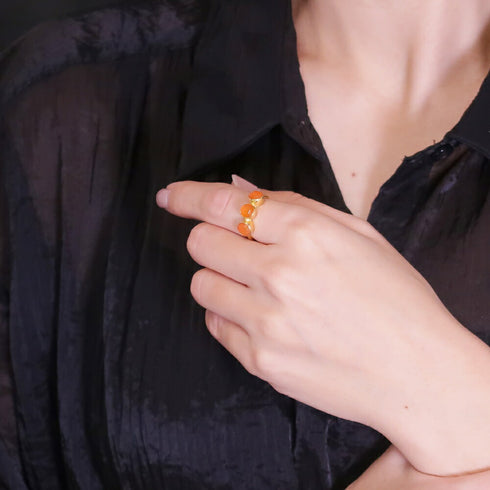 リング 指輪 天然石 ラウンド ANTICO ASR015