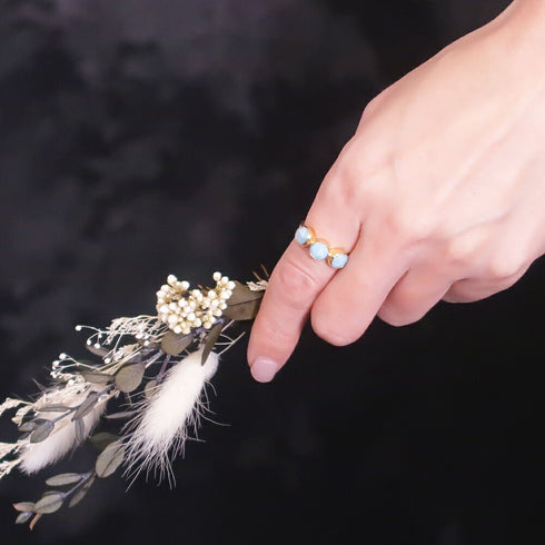 リング 指輪 天然石 ラウンド ANTICO ASR015