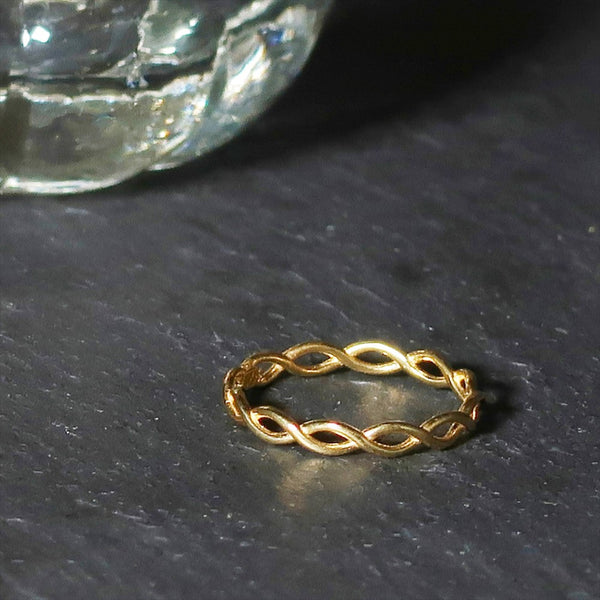 ナノッタ 指輪 ロープ SV925 ASR018-GD09