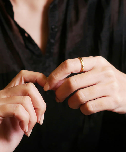 リング 指輪 スターリングシルバー925 ロープ ツイスト ANTICO ASR019