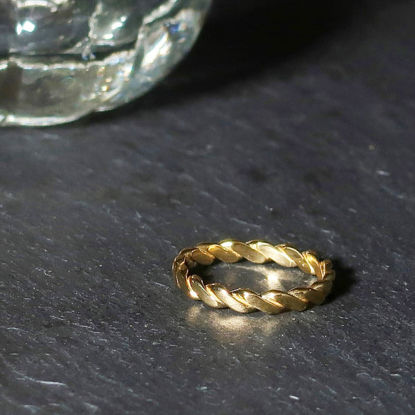 ナノッタ 指輪 ひねり SV925 ASR019-GD09