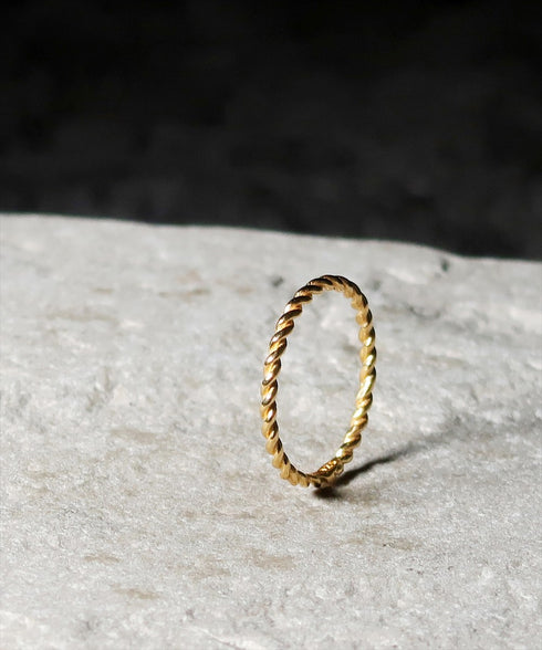 リング 指輪 スターリングシルバー925 ロープ ツイスト ANTICO ASR020