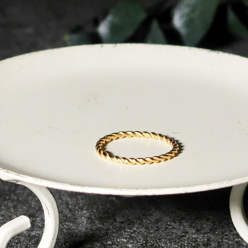 ナノッタ 指輪 ロープ SV925 ASR020-GD09