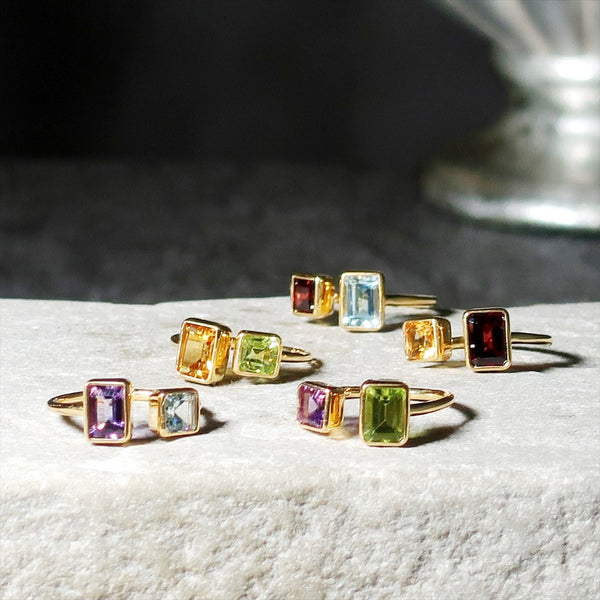 ナノッタ 指輪 アメジスト・ブルートパーズ ASR021-AMEBLU