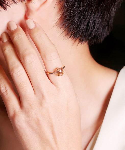 リング 指輪 天然石 オーバル エッグ ANTICO ASR022