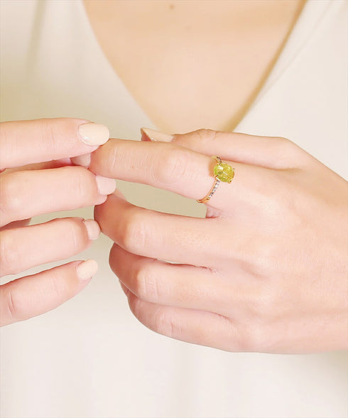 リング 指輪 天然石 オーバル エッグ ANTICO ASR022