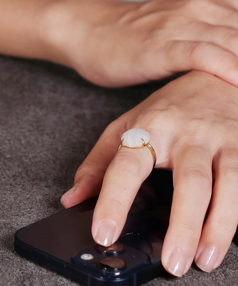 リング 指輪 天然石 ティアドロップ ラウンド オーバル スクエア トリリアント 三角 ANTICO ASR028