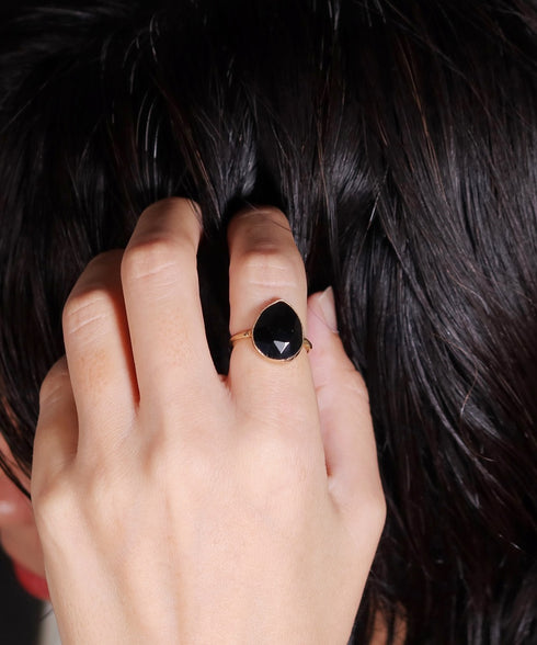 リング 指輪 天然石 ティアドロップ ラウンド オーバル スクエア トリリアント 三角 ANTICO ASR031