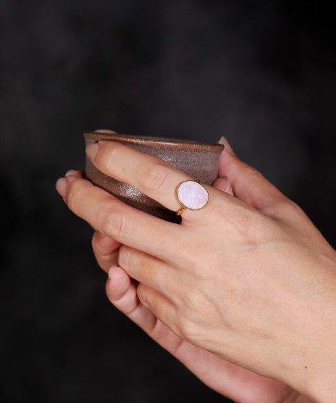 リング 指輪 天然石 パール ティアドロップ ラウンド オーバル スクエア トリリアント 三角 ANTICO ASR034