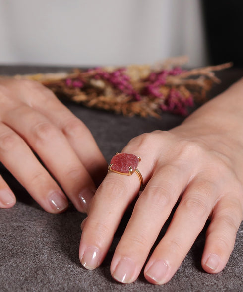 リング 指輪 天然石 ティアドロップ ラウンド オーバル スクエア トリリアント 三角 ANTICO ASR035