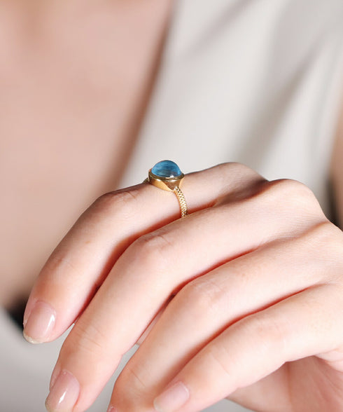 リング 指輪 天然石 ラウンド ANTICO ASR036