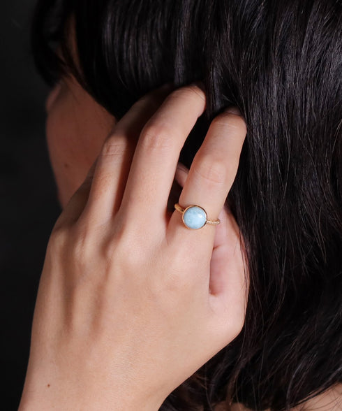 リング 指輪 天然石 ラウンド ANTICO ASR036