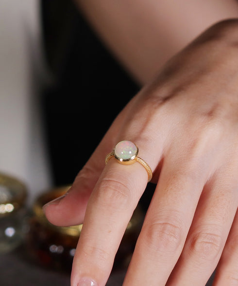 リング 指輪 天然石 ラウンド ANTICO ASR036