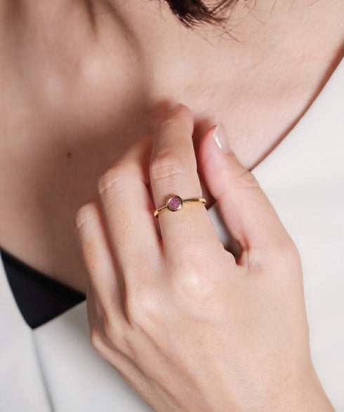 リング 指輪 天然石 ラウンド ANTICO ASR044