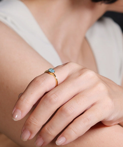 リング 指輪 天然石 オーバル ANTICO ASR045