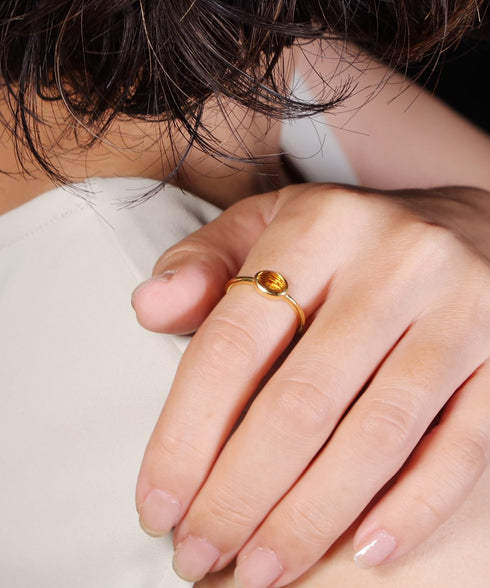 リング 指輪 天然石 オーバル ANTICO ASR045