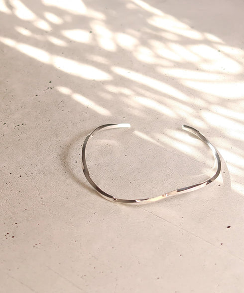 THE 純銀 バングル ブレスレット BBA002