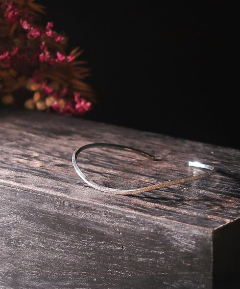 THE 純銀 バングル ブレスレット BBA003