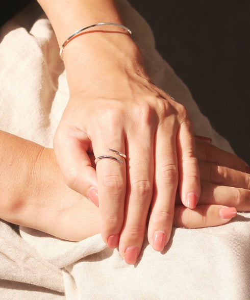 THE 純銀 リング 指輪 BRN001