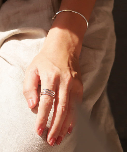 THE 純銀 リング 指輪 BRN002