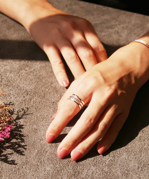 THE 純銀 リング 指輪 BRN002