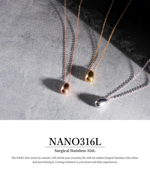 ネックレス サージカルステンレス 316L 雫 CNC004