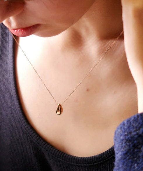 ネックレス サージカルステンレス 316L 雫 CNC004