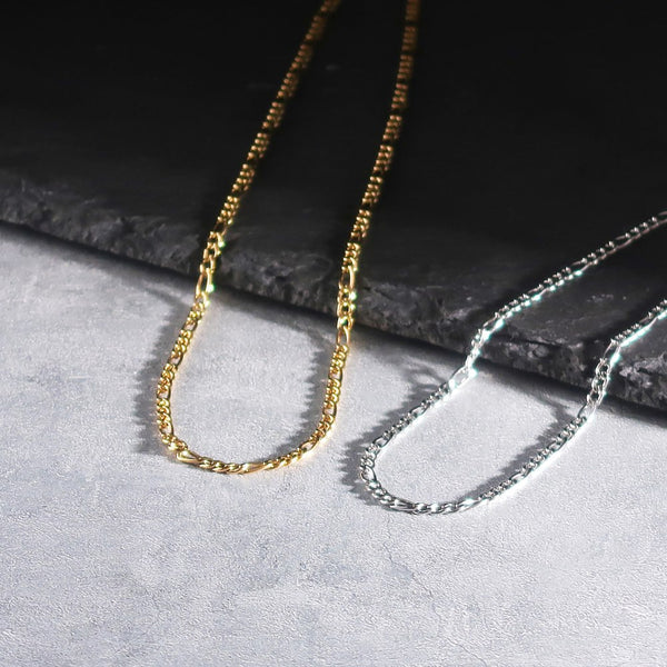 ナノッタ ネックレス 316L フィガロチェーン GD CNC005-GD