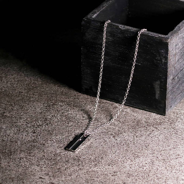 ナノッタ ネックレス 316L プレート クロス SV CNC009-SV