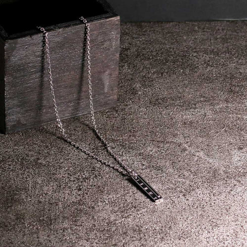 ナノッタ ネックレス 316L プレート ローマ数字 SV CNC010-SV