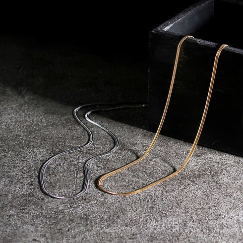 ナノッタ ネックレス 316L スネークチェーン GD CNC012-GD