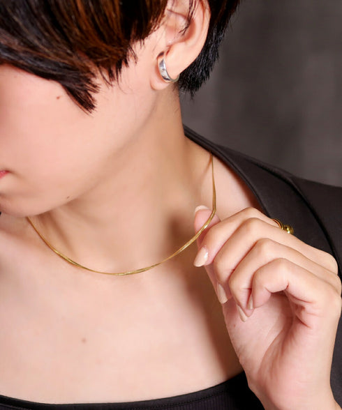 ネックレス サージカルステンレス 316L スネークチェーン CNC012