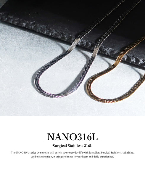 ネックレス サージカルステンレス 316L スネークチェーン CNC013