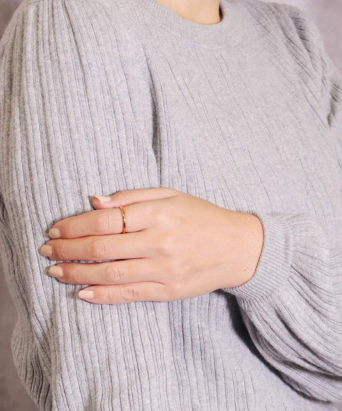 リング 指輪 サージカルステンレス 316L 甲丸 CRN001