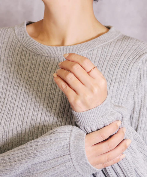 リング 指輪 サージカルステンレス 316L スパイラル CRN005