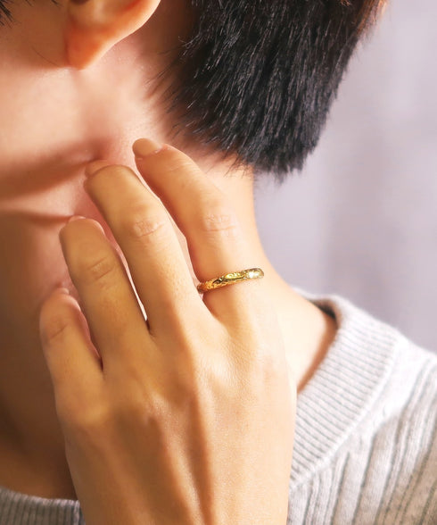 リング 指輪 サージカルステンレス 316L ハワイアン CRN007