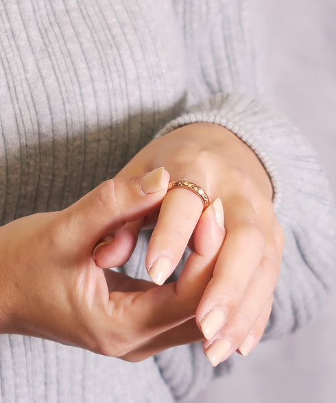 リング 指輪 サージカルステンレス 316L ハワイアン CRN007