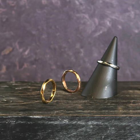 ナノッタ 指輪 316L ひねり GD 9号 CRN008-GDS09