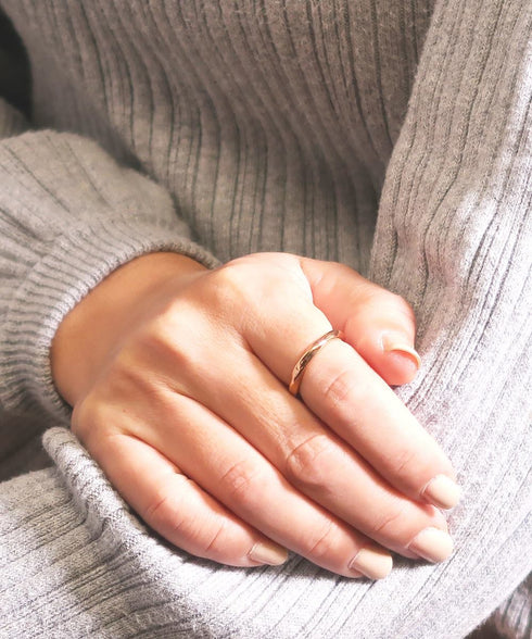 リング 指輪 サージカルステンレス 316L ひねり CRN008