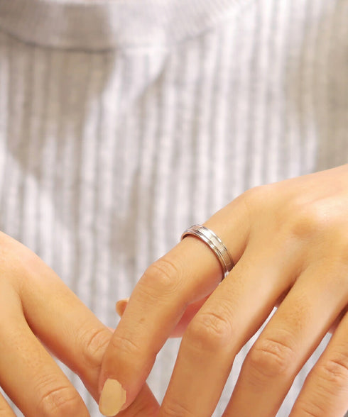 リング 指輪 サージカルステンレス 316L ローマ数字 CRN010