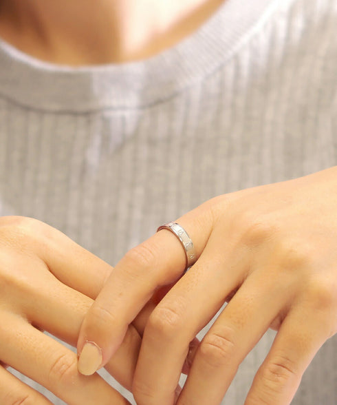 リング 指輪 サージカルステンレス 316L ローマ数字 CRN012