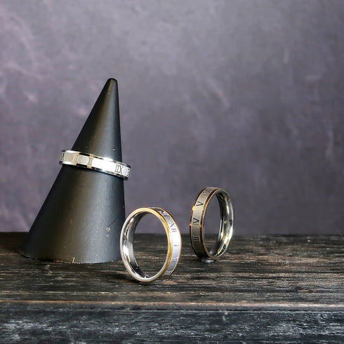 ナノッタ 指輪 316L ローマ数字 GD 11号 CRN012-GDS11