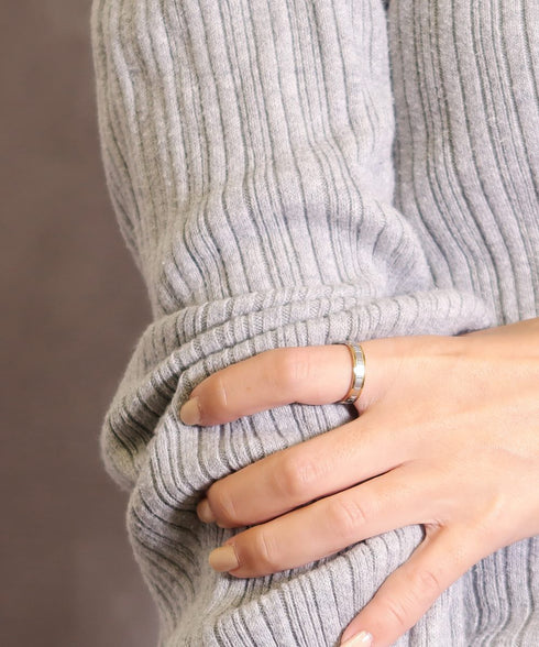 リング 指輪 サージカルステンレス 316L ローマ数字 CRN012