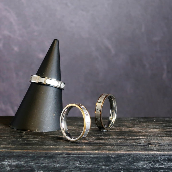 ナノッタ 指輪 316L ローマ数字 GD 11号 CRN012-GDS11