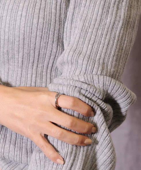 リング 指輪 サージカルステンレス 316L 3連 CRN013