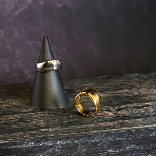 ナノッタ 指輪 316L カーブ GD 11号 CRN018-GDS11