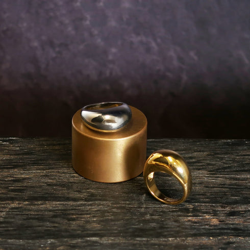 ナノッタ 指輪 316L ツボ押し GD 11号 CRN019-GDS11